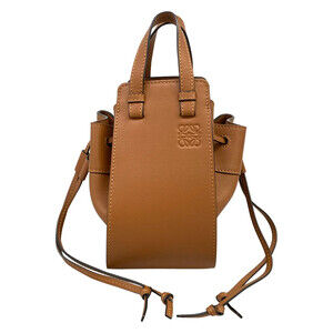 Loewe Hammock Drawstring Bag Mini Brown #371765L17B